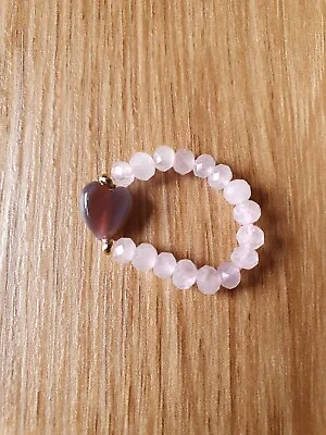 Lola Rose Heart Stretch Ring • £17