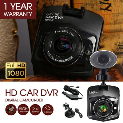 $20.89 • Buy 1080P HD Mini LCD Car Dash Camera Video DVR Cam Recorder Night Vision + G-sensor