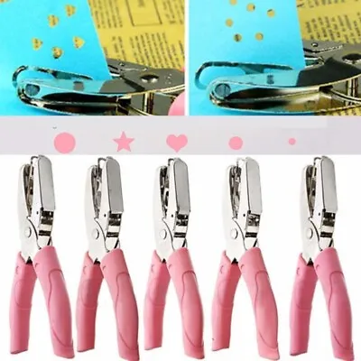 Handle Hole Punch DIY Loose-leaf Paper Cutter Single Hole-Puncher School/Office • $14.19