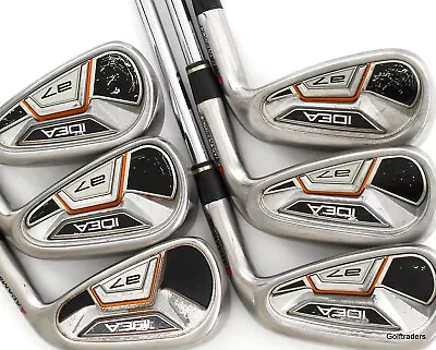 Adams Golf Idea A7 Irons 5-PW Steel Regular Flex New Grips +0.5  Longer K2113 • $379.05