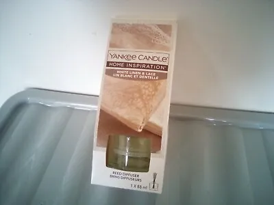 Brand New Yankee Candle Reed Diffuser In White Linen And Lace 88ml • £9.99