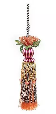 Mackenzie Childs Really Rosy Tassel Beaded 17   NEW!!! RETIRED!! • $91