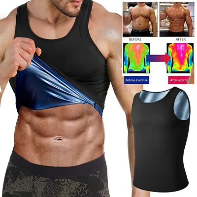 $9.99 • Buy Women Men Neoprene Tummy Control Sauna Body Shaper Fat Burner Waist Trainer Vest