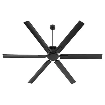 6 Blade Ceiling Fan-21.1 Inches Tall And 80 Inches Wide-Matte Black Finish-Matte • $1282.86