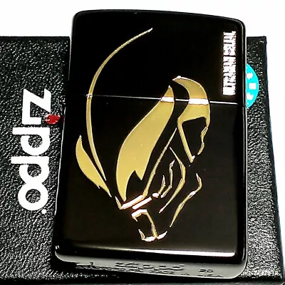 Zippo Oil Lighter Ultraman Belial Gold Black Ion Coating Etching Japan • $227.81