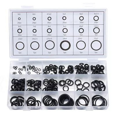 225x Assorted O RING SET Rubber Seals ORing Sink Tap Washers Plumbing Air Gas • £6.99