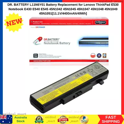 DR. BATTERY L11N6Y01 Battery Replacement For Lenovo ThinkPad E530 Notebook E430  • $49.99