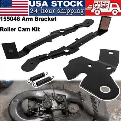 Arm Bracket Roller Cam Kit 155046 For 42  Mower Deck LT1000 LT2000 AYP Craftsman • $42.86