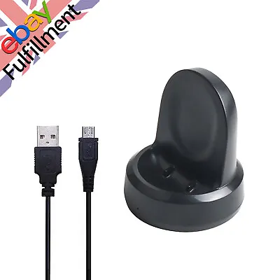 Wireless Charger Dock Charging Dock For Galaxy Smart Watch Gear S2 S3 R800 • £13.19