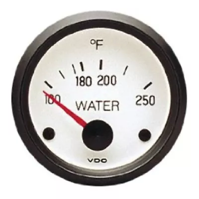 Cockpit Water Temp Gauge White 250 Degree Fits Bug Air Cooled VDO 310239 • $45.95