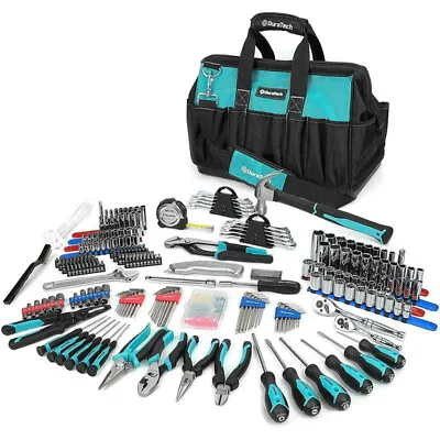 DURATECH 269-Piece Mechanics Hand Tool Kit Metric SAE Home Repair Tool Set W/Bag • $166.24