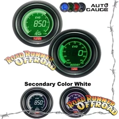 BOOST EGT Gauge Kit  Auto Gauge EVO  Green White 52mm Digital  • $225