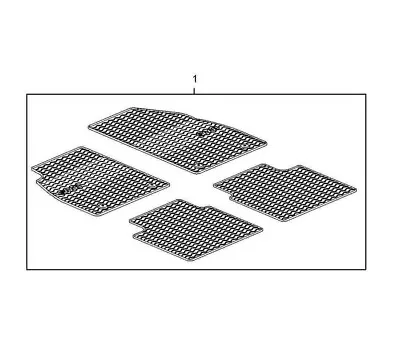 Professional Parts Sweden Floor Mats Black 82346301 For Saab 9-5 10-11 • $45.84