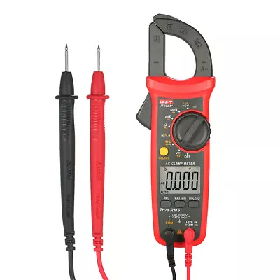 UNI-T UT201+ Digital Clamp Multimeter True RMS DC/AC Current Voltage Clamp Meter • £29.09