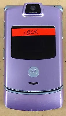 Motorola RAZR V3m - Pink And Silver ( Verizon ) Very Rare Flip Phone • $18.69
