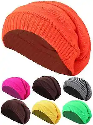 Beanie Winter Mmütze Ladies Knit Warm Trendy Hats 30536 • $14.02