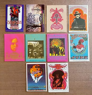 Lot Of 10 NM Family Dog & Winterland Cards Big Brother Moby Grape Steve Miller • $79.99