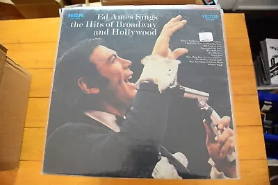 Ed Ames  Hits Of Broadway And Hollywood  Lp 12  Vinyl Vg+ Rca Victor [89] • $5