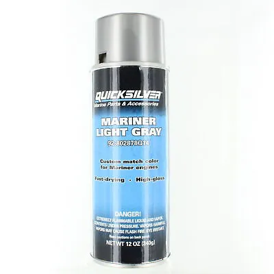 Mercury Marine/Mercruiser Mariner Light Gray Spray Paint 92-802878Q14 • $24.16