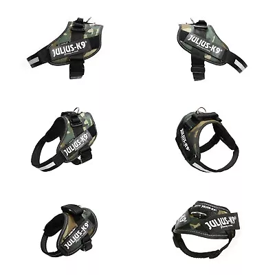 Julius-K9 IDC® Power Dog Puppy Harness Strong Adjustable Reflective FREE UK P&P • £33.99