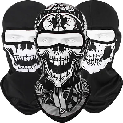 $7.69 • Buy Tactical Skull Balaclava Winter Sports Face Mask Bandana Headwear For Men Women
