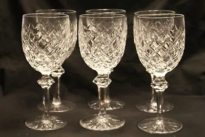 $199.99 • Buy Waterford Crystal Powerscourt Set Of 6 Water Goblets 7 5/8 