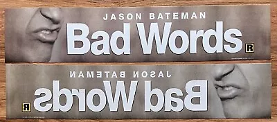 📽 Bad Words (2014) - Double-Sided - Movie Theater Mylar / Poster 5x25 • $12.99