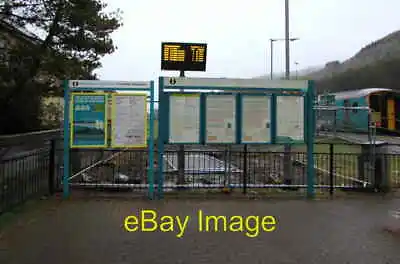 £2 • Buy Photo 6x4 Information Boards And Electronic Display At Treherbert Railway C2017