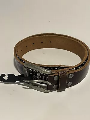 Ed Hardy Leather Belt Size S 44inches • $49