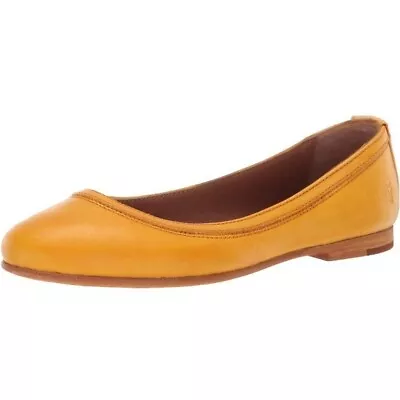 Frye Carson Ballet Flats Mustard Yellow 7 • $36