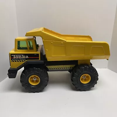 1995-1996 Tonka Mighty Diesel Dump Truck Green Windows • $42.49