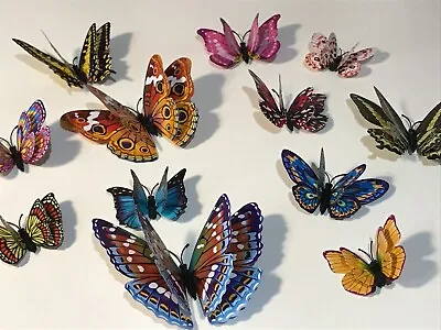 $5.99 • Buy 12pcs 3D Butterfly Removable Stickers Decals Wall Window Appliance Magnetic AU