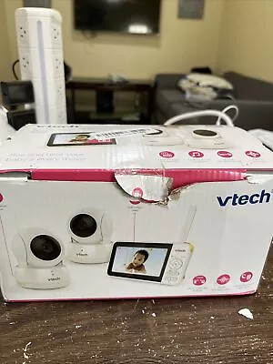 VTech VM924-2 Remote Pan-Tilt-Zoom 2-cam Video Monitor • $50