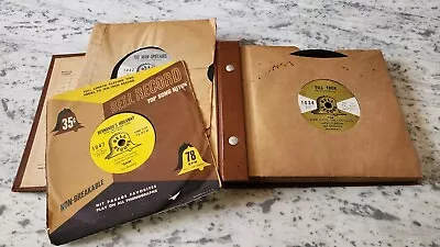 Vintage Lot Of 12 Bell Record 78 Rpm 7  Cab Calloway Tommy Dorsey Tony Russo  • $19.99