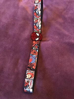 Marvel Comics. Spider-Man Belt With Metal Buckle. 40 Inch Waist . • £12.99