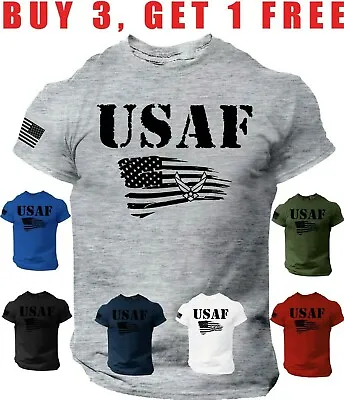 USAF T-Shirt United States US Air Force T Shirt Physical Training Tee S-3XL • $13.90