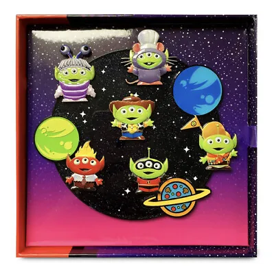 Disney Store Alien Remix Jumbo Pin Set Limited Edition 1000 VISA Card Holder • $83.12