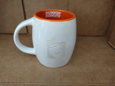$2 • Buy Dunkin Donuts 14oz 2012 Orange And White Coffee Mug