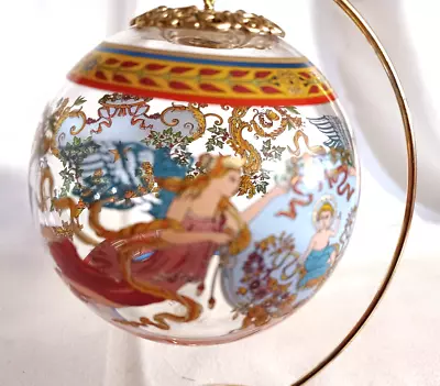Holiday Versace Ornament Rosenthal Decoration Christmas+stand • $104