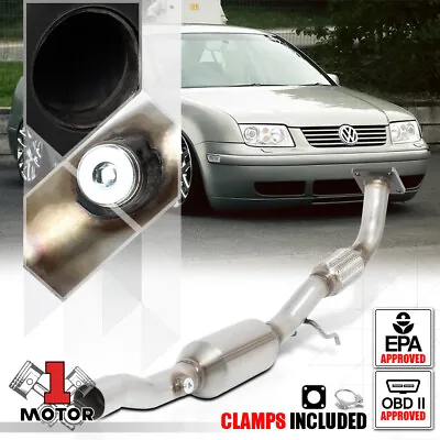 $117.89 • Buy Exhaust Down Pipe W/Catalytic Converter For 01-06 VW Beetle/Golf/Jetta 2.0 4Cyl