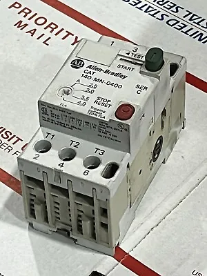 Allen-Bradley 140-MN-0400 Manual 3-Phase Adjustable Motor Starter 2.5-4.0 Amp • $23.99