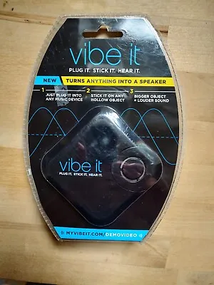 Vibe It  Speaker Portable Sound System Turn Ordinary Objects Into A Speaker New • $14.90