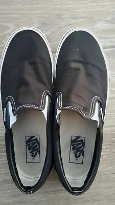 Vans Slip On Black Unisex Shoes Mens US 8 Ladies US 9.5  • $30