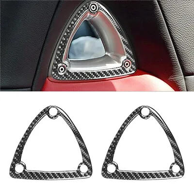 2Pcs Carbon Fiber Interior Seat Head Trim Cover For Mazda RX-8 2004-2008 • $14.61