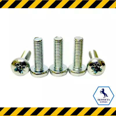 £12.95 • Buy M3 M4 M5 M6 M8 Machine Screws Pan Head Pozi Zinc Plated Pozi Drive