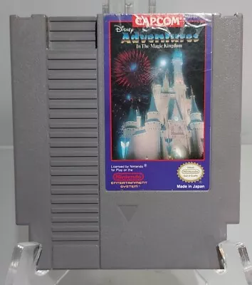 NES Disney Adventures In The Magic Kingdom (Nintendo Entertainment System 1990) • $9.95