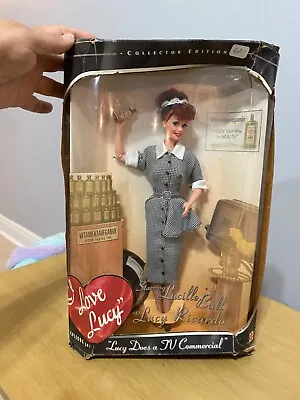 Lucille Ball I Love Lucy Barbie Doll Episode 30 Lucy Does A TV Commercial 1997 • $14.99