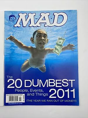 Vintage Mad Magazine Obama Nirvana Nevermind February 2012 # 513 • $9