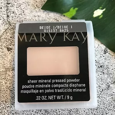 Mary Kay Sheer Mineral Pressed Powder Beige 1 015137 8A25 New • $13.99