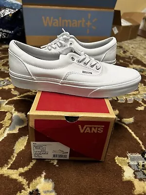 New Vans Authentic Era Sneakers True White (VN000EE3W00) Unisex Mens Shoes 10 • $50
